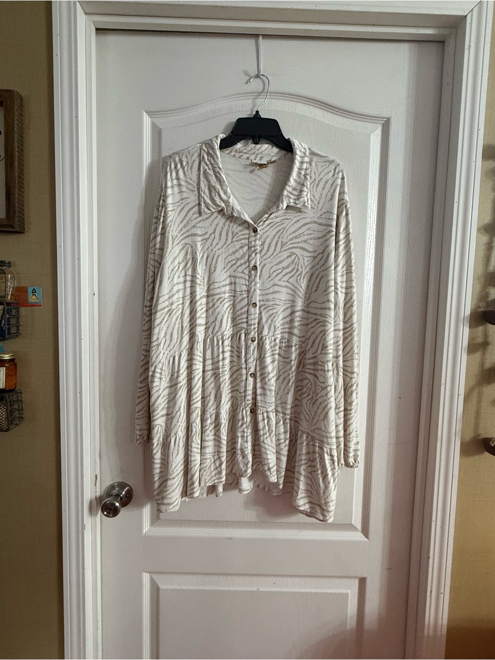 New Editions Women’s Animal Print Boho Dress 3X. SP-50